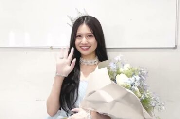 [乃木坂46]  中村麗乃 卒業セレモニー ☁️   卒業セレモニー後の中村からのメッセージをお届けします❄️