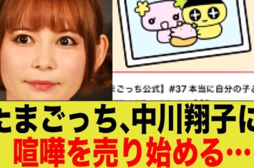 たまごっち、中川翔子を煽ってしまうwww