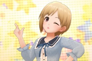 【デレステ】lilac time / フレンチガーリーブラウスデートver. 相葉夕美