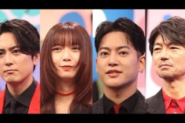 間宮祥太朗＆上白石萌歌＆三山凌輝＆仲村トオルがラストシーンの衣装で並ぶ姿に反響＜イグナイト-法の無法者-＞