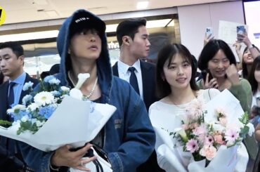 小芝風花＆佐藤健、韓国に到着！ 空港は騒然！／Amazon Originalドラマ『私の夫と結婚して』