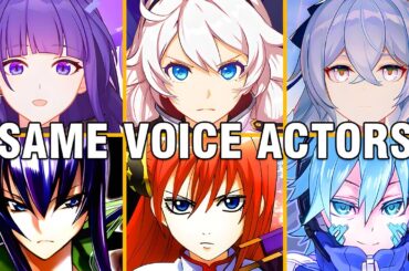 Honkai Impact 3rd All Characters (Part 1) Japanese Dub Voice Actors Seiyuu Same Anime Characters