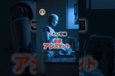 【こわい短編】家事アシスタント【AI】