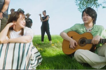 Mrs. GREEN APPLE大森元貴＆多部未華子、素の笑顔や談笑する姿も　「淡麗グリーンラベル」新CMメーキング映像