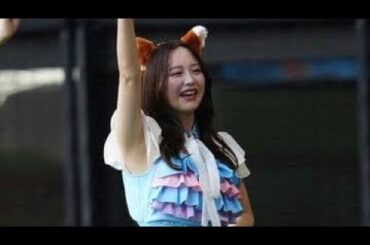 🦊🎤森香澄、あざとカワイイ全開！616番ユニでファーストピッチ＆きつねダンス披露💃🌭