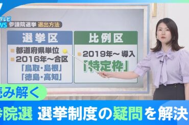 【参議院選挙】選出方法の「選挙区」と「比例区」　選挙制度の疑問を解決