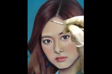 I painted Twice's Tzuyu - TARTW
