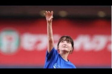 🎉女優・葵わかなが始球式に登場⚾✨笑顔と感動に包まれた京セラドームの奇跡の一投🎬💫#ICOCAナイターで魅せた彼女の素顔💙🔥
