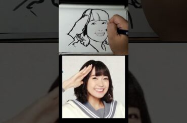 Full speed ahead with #SaitoShuka of #aqours #斉藤朱夏. one of the group's best #dancers #声優 #sketch