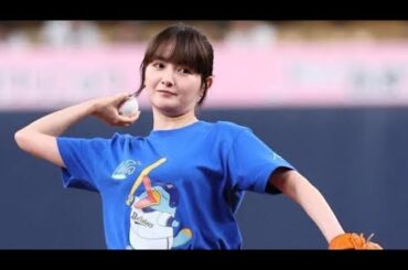 💫「葵わかな、8年ぶり始球式で魅了！京セラドームに響いた“笑顔と悔しさ”の一球」