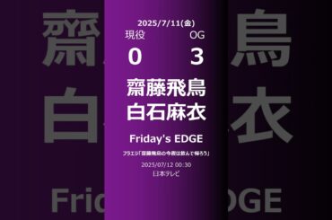 【明日の乃木坂】現役・OG 2025/07/11 #shorts #乃木坂46 【番組出演】