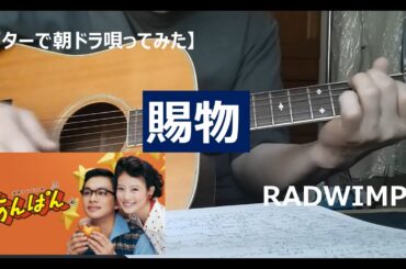 【ギターで朝ドラ唄ってみた】賜物（RADWIMPS）｜NHK朝ドラ｜あんぱん｜命を生きよう｜君と生きよう