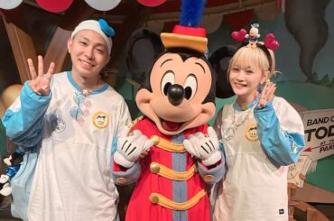 結婚記念日ディズニー✨初のペアルックでたのしんできたよっ