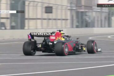 #16 今更PS4 F12021  Logicool G ハンコン G923dも同時購入！ Red Bull HONDAで走行 アゼルバイジャン リプレイ２
