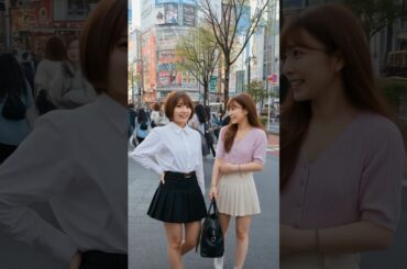 地下アイドルがバーチャル渋谷にいた。#shorts #beautiful #youtube #new  #japan  #kawaii #love