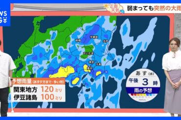 【7月16日 関東の天気】雲の川が出来ています!｜TBS NEWS DIG