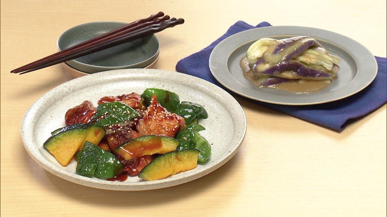 【3分クッキング公式】ヤンニョム鮭/レンチンなすサラダ 【3分クッキング公式】ヤンニョム鮭/レンチンなすサラダ