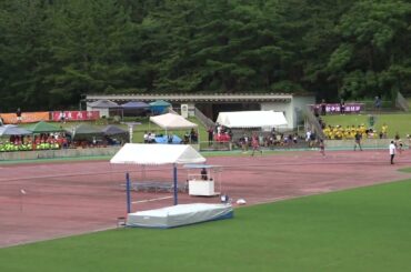 20250723104302宮崎県中学総体低女4×100ｍＲ予選2組 妻/宮崎54"85：長友 葵愛(2)・新城 美空(1)・壹岐 茉叶(1)・肥田木琴葉(2)