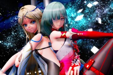 【鳴潮MMD】カルテジアとフローヴァに「トゥインクル×トゥインクル」を踊ってもらいました