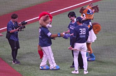 松浦航大　始球式　2025.7.27(土) ｴｽｺﾝﾌｨｰﾙﾄﾞ北海道