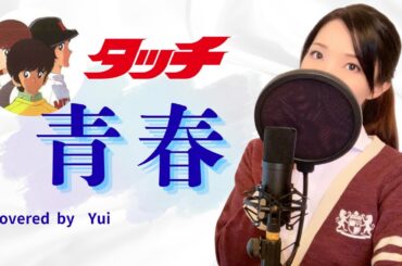 タッチ「青春」Touch【歌詞付き/フル】covered  by Yui/岩崎良美/主題歌