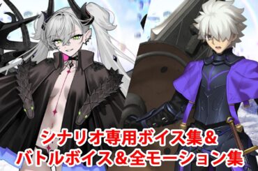 【FGO奏章Ⅳ】ギャラハッド＆リリス シナリオ専用ボイス集＆バトルボイス集＆全モーション集＋シナリオ演出【Fate/Grand Order】