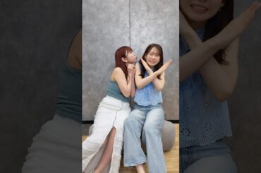 #好き嫌い #ニアジョイ この曲はやっぱり山芹でしょ💚🩵😉😉😉この感じが好(ハオ)👍👍#i_Ris #アイドル #山北早紀 #芹澤優