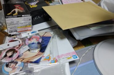 深夜のアニメグッズ整理(適当に)