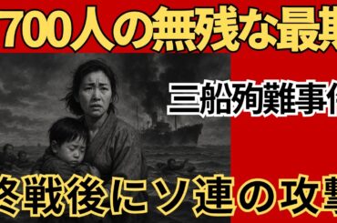 終戦後に起きた地獄：三船殉難事件 1700人が海に消えた真実