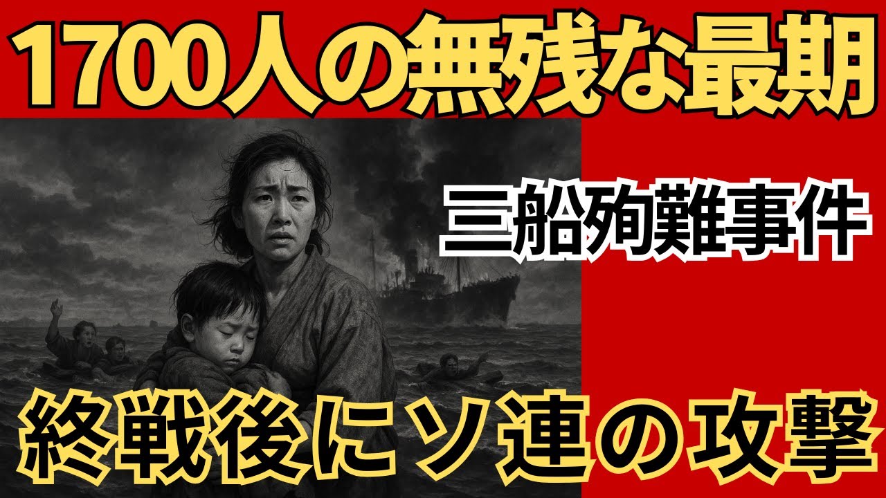 終戦後に起きた地獄:三船殉難事件 1700人が海に消えた真実 終戦後に起きた地獄:三船殉難事件 1700人が海に消えた真実