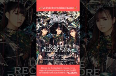 BABYMETAL will be holding events across the US!!!　#shortvideo #shorts #short #song
