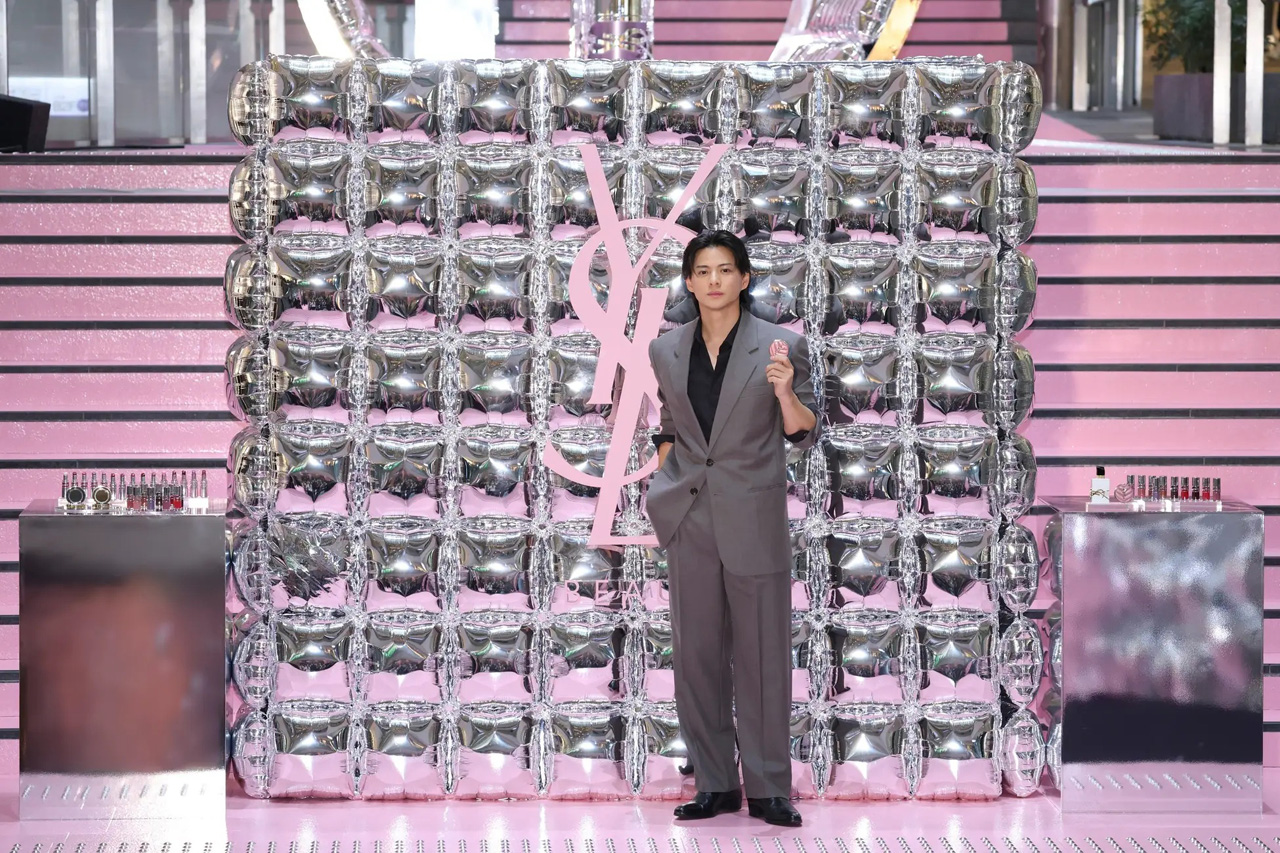 平野紫耀「YSL BEAUTY LOVE GAME TOKYO UNDERGROUND」会場巡って「気分が上がる」5