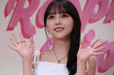 JO MALONE LONDONのフォトコールに登壇した与田祐希（撮影・中島郁夫）