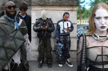 【スナップ】“リック信者”が紡ぐ黒の連帯感 会場外はファッションの枠を超え聖域へと化す - WWDJAPAN