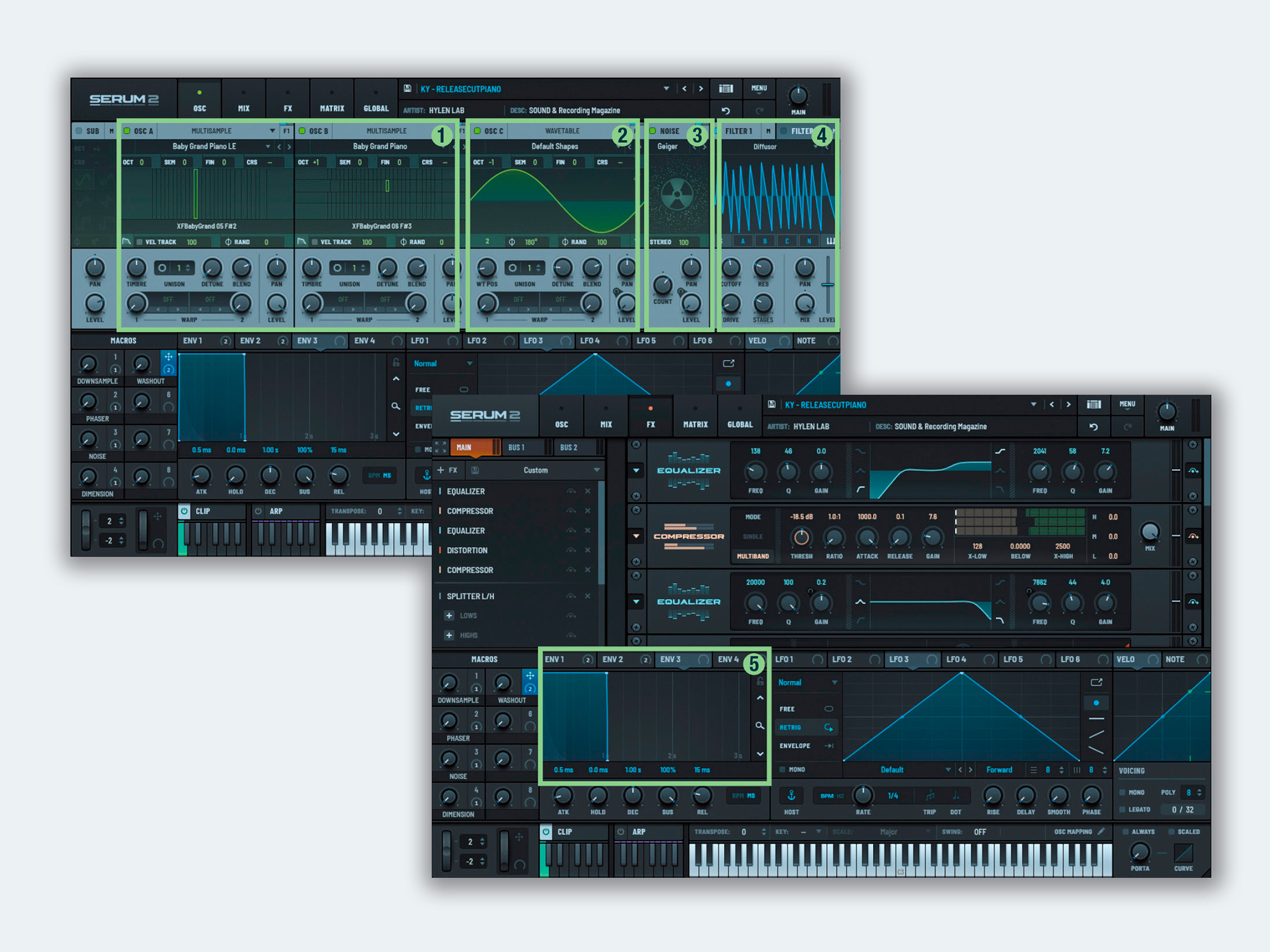 HylenのSERUM 2即戦力サウンド・メイク術