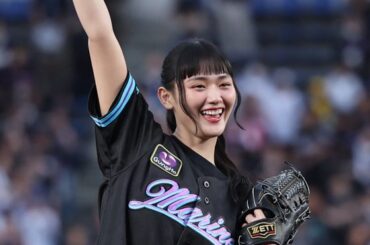 超人気アイドルは「美人で礼儀正しい」　豪快始球式の舞台裏…ファン感動「惚れない人いない」 | Full-Count