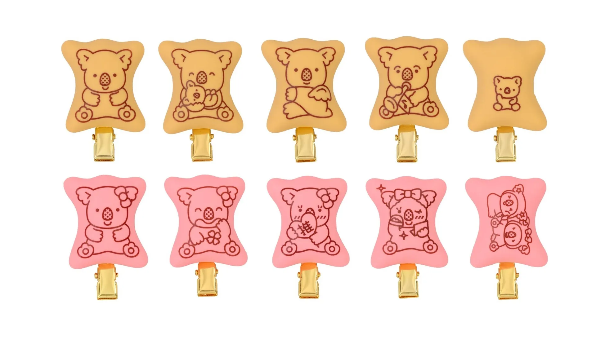 コアラのマーチ 前髪クリップ 使用イメージ