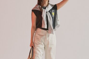 ノースリーブで差がつく！夏のTシャツ×パンツのらくちんコーデ【FUDGE 8月号連動企画- ホットな夏を楽しむ10コのTIPS! | DAY 15】 | FUDGE FRIEND | ファッション