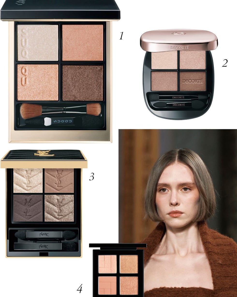 collection of eyeshadow palettes showcasing various shades