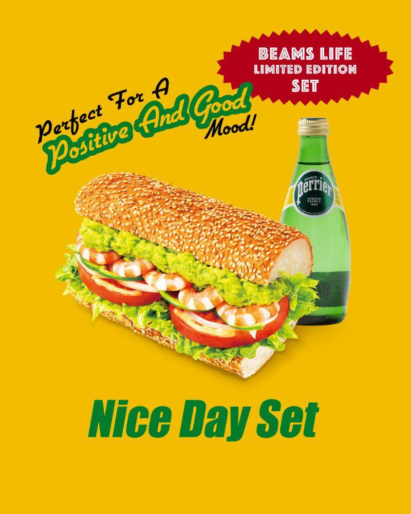 ナイスデーセット(えびアボカド×ペリエ) 1,000円