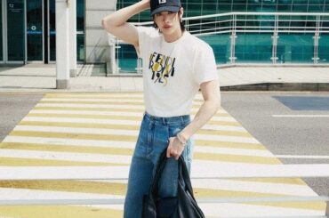 「フェンディ スパイ」を着用するStray Kids・バンチャン