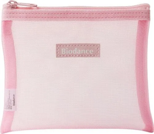 ピンクメッシュポーチ