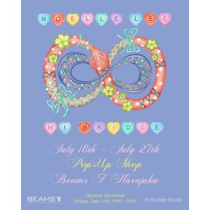 大注目書店〈Hi Bridge Books〉がビームスT 原宿にてPOP UPショップを開催！ NY拠点アーティスト〈Noelle Lee〉も参加♡
