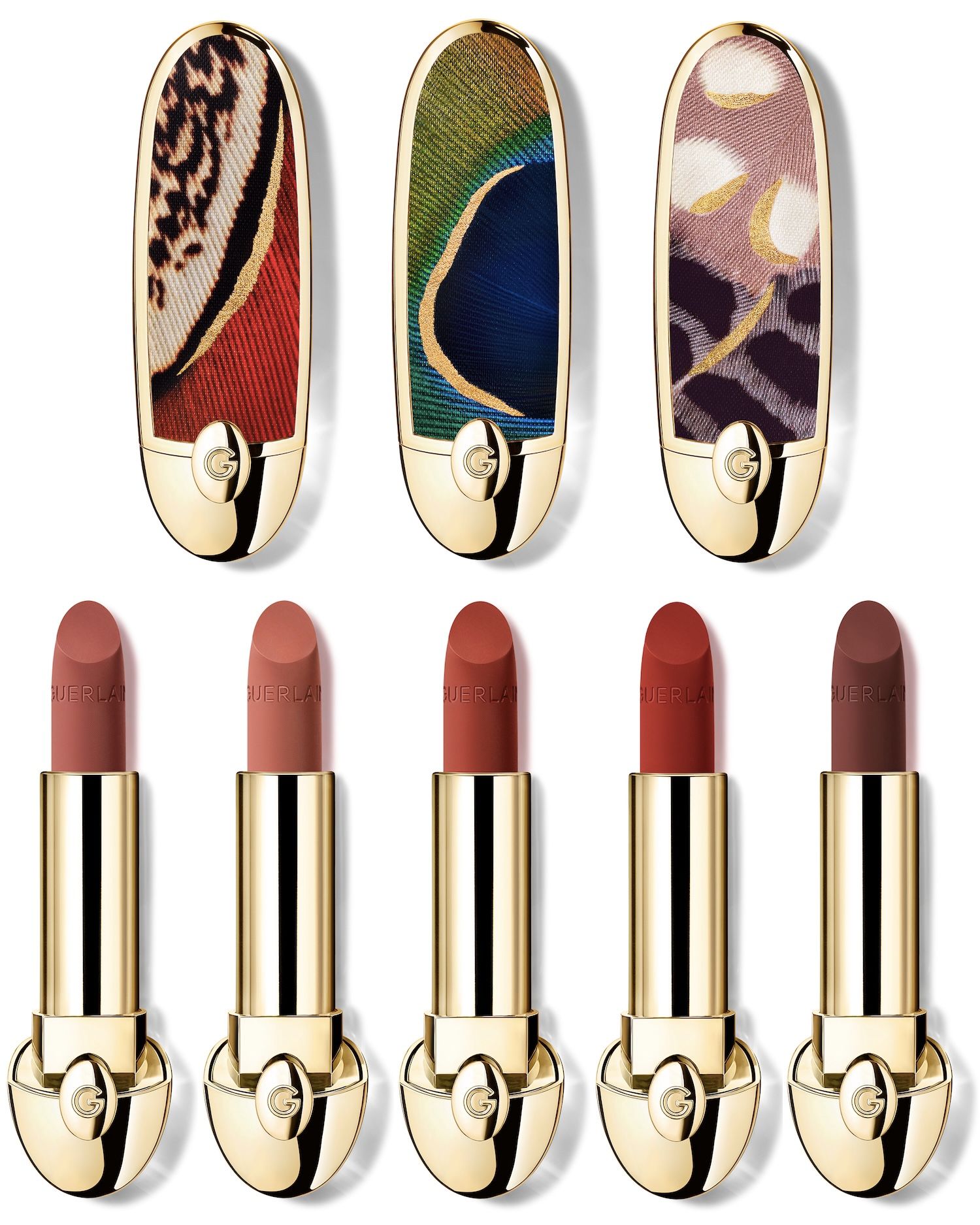 ゲランの2025年秋の限定メイクアップコレクションは華やかな鳥の羽にインスパイア