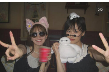「友」元日向坂・加藤史帆、元乃木坂・山下美月とディズニー満喫！「マジで波長合うんだろうな」と納得の声