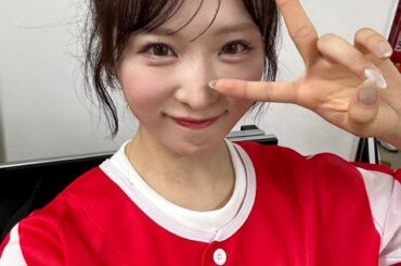 "滝の汗"でもメイクはキープ！AKB48・小栗有以が『鷹祭 SUMMER BOOST』ダンス後の姿を公開！ | 話題の投稿