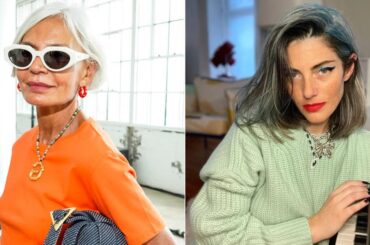 グレーヘアを最大限に魅せる短めボブ！ ツヤと立体感を出すテクをプロが解説 | ビューティ | ELLE ［エル デジタル］