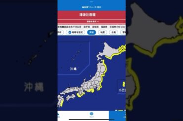 東北に津波が来てる😭😭避難してね