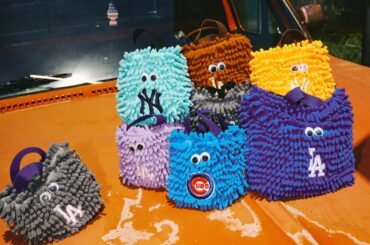 ”モップ生地”目玉付きハンドバッグ、ザ スタンド フール ソー グッズで