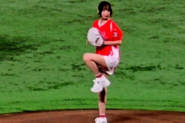 篠田麻里子(元AKB48まりこさま)始球式　鷹祭SUMMER BOOST 2025　みずほPayPayドーム 2025/7/26